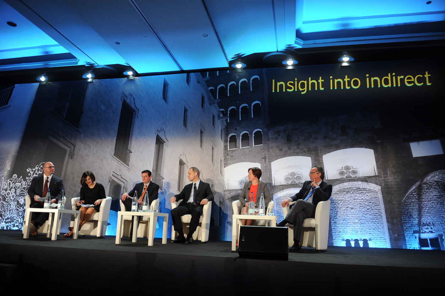 EY 'Insight into indirect' stage set, Barcelona 2015